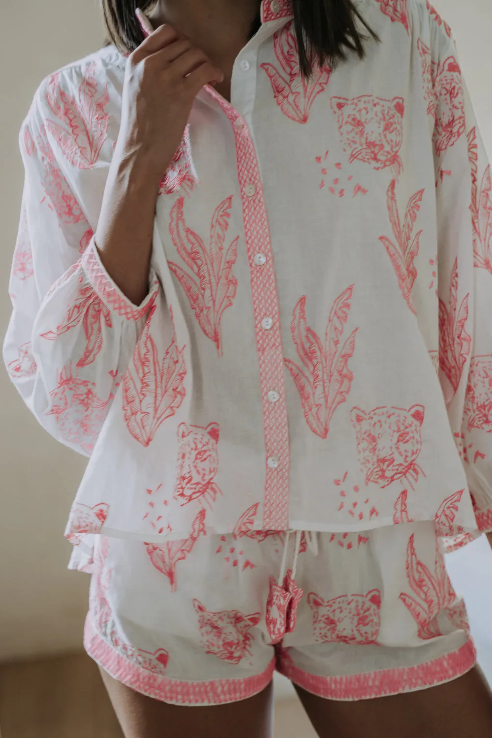 TULUM TOP - SOLID COLOR PINK