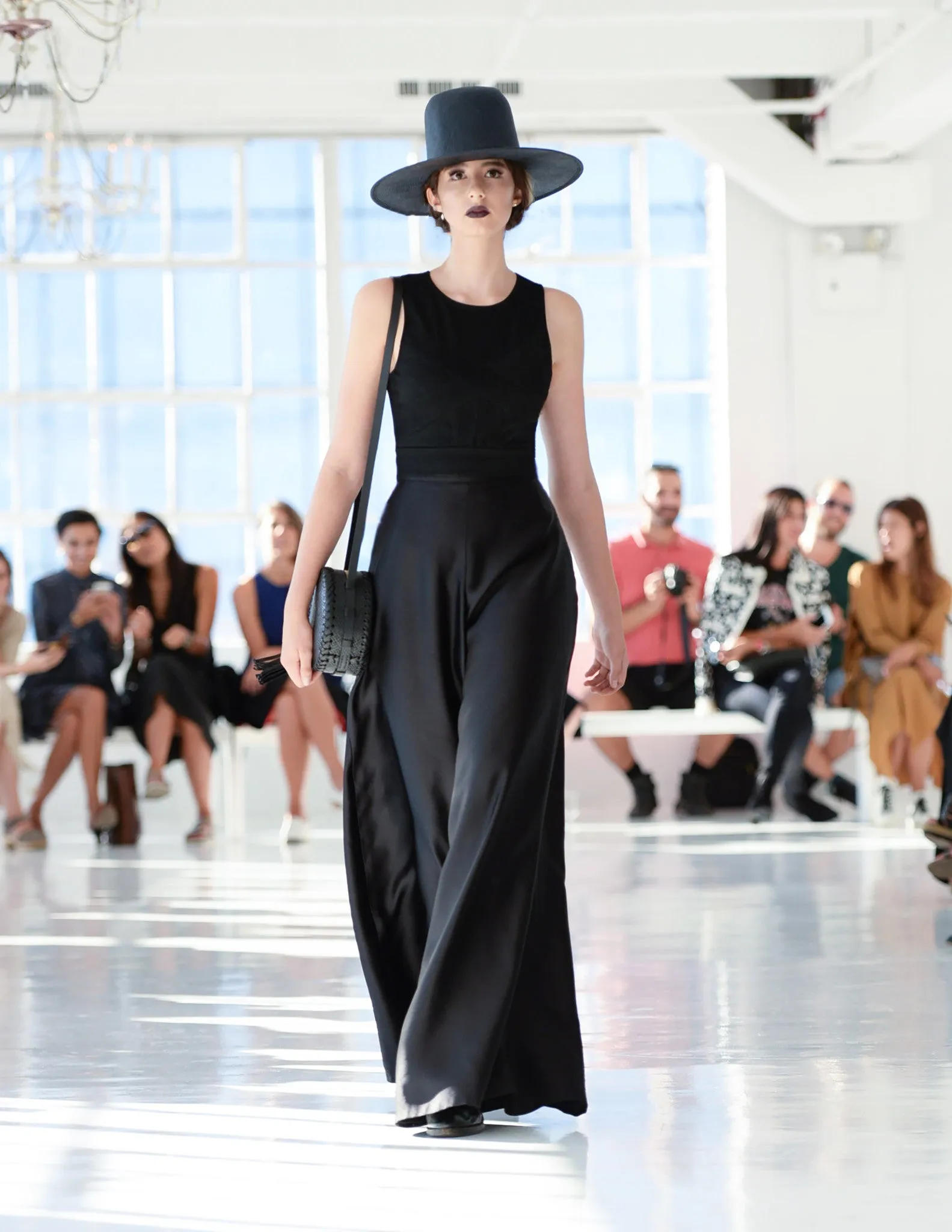 'Twilight' Cross Top & Wide Leg Pants