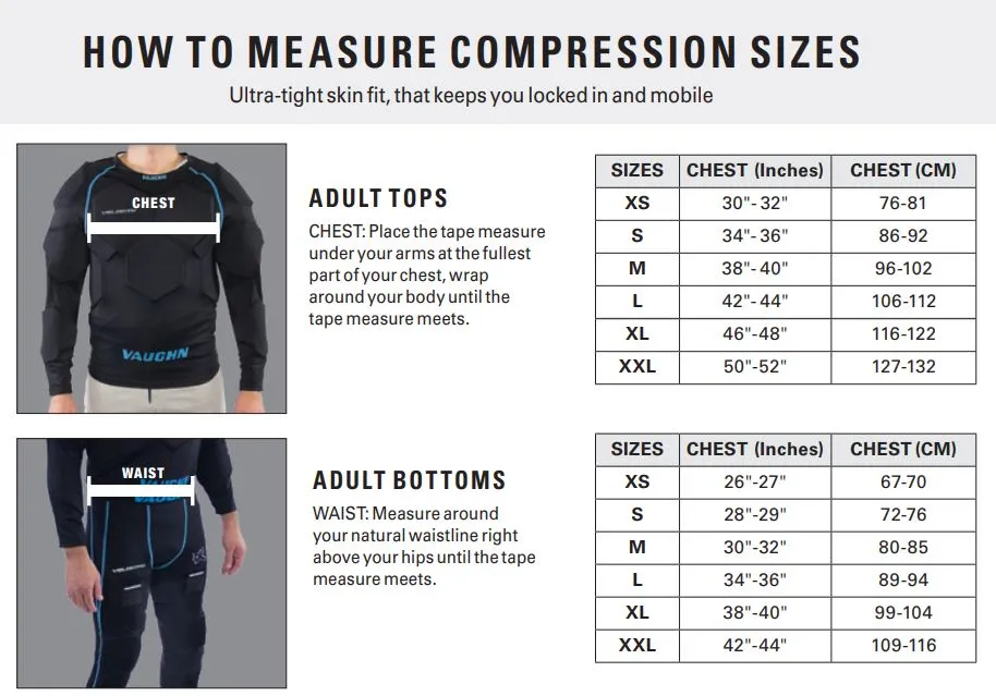 Vaughn Velocity VE8 Padded Goalie Compression Pants - Senior