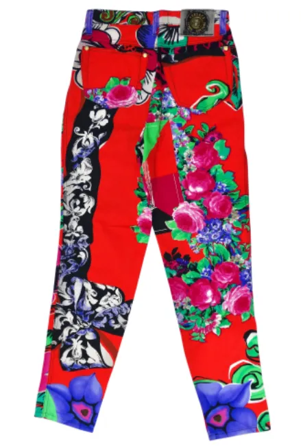 Versace Jeans Couture 1990's Floral Print