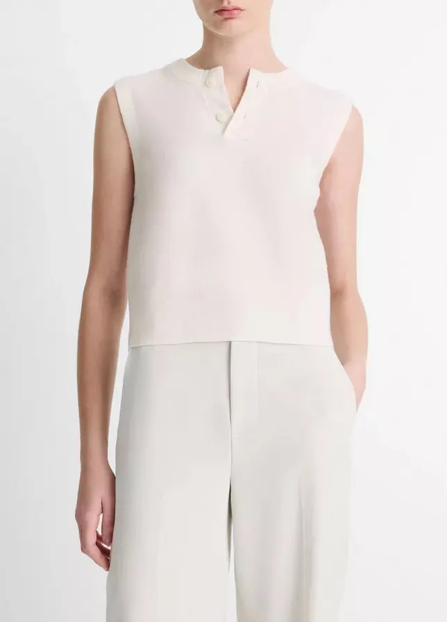 Vince Henley Crew Neck Shell