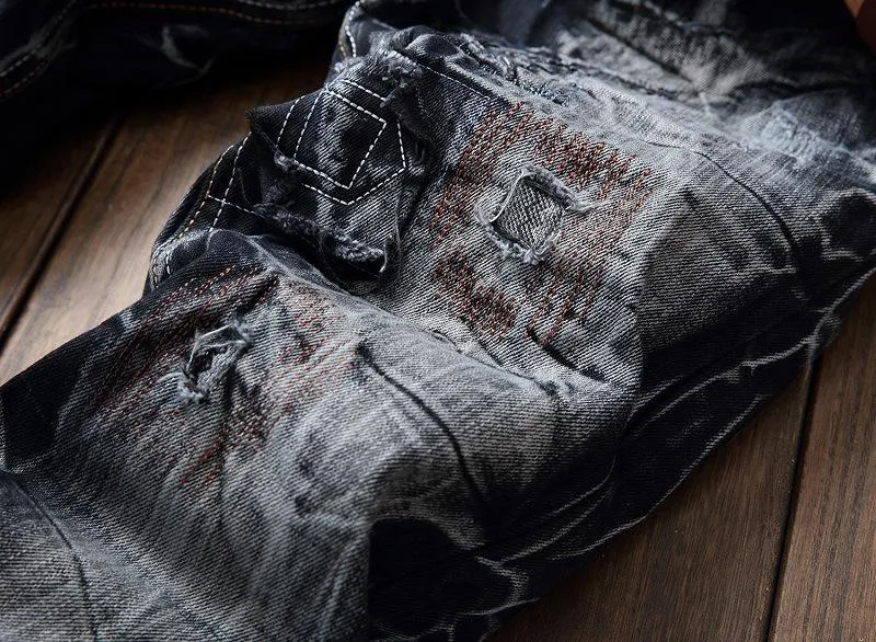 West Louis™ Vintage Hip Hop Jeans