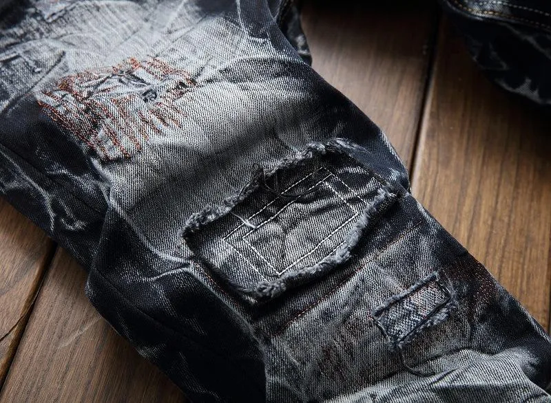 West Louis™ Vintage Hip Hop Jeans