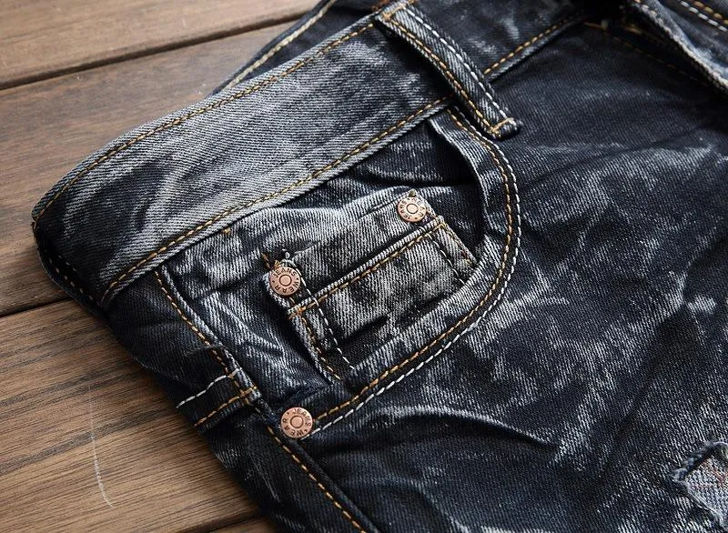 West Louis™ Vintage Hip Hop Jeans