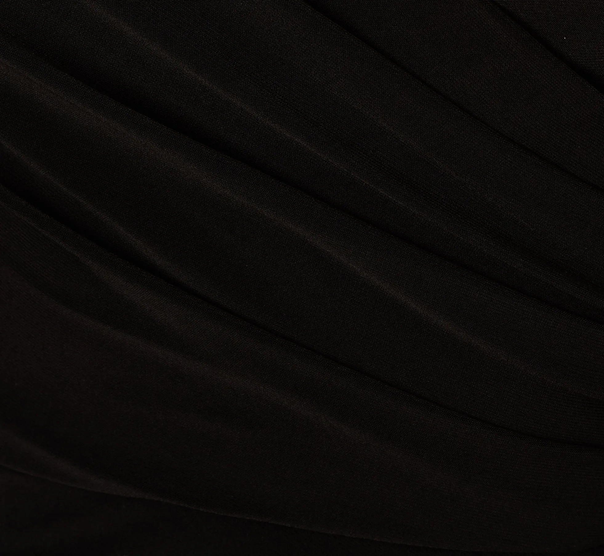 Wide Leg Jersey Jumpsuit With Sheer Lace Bell Sleeves In Black