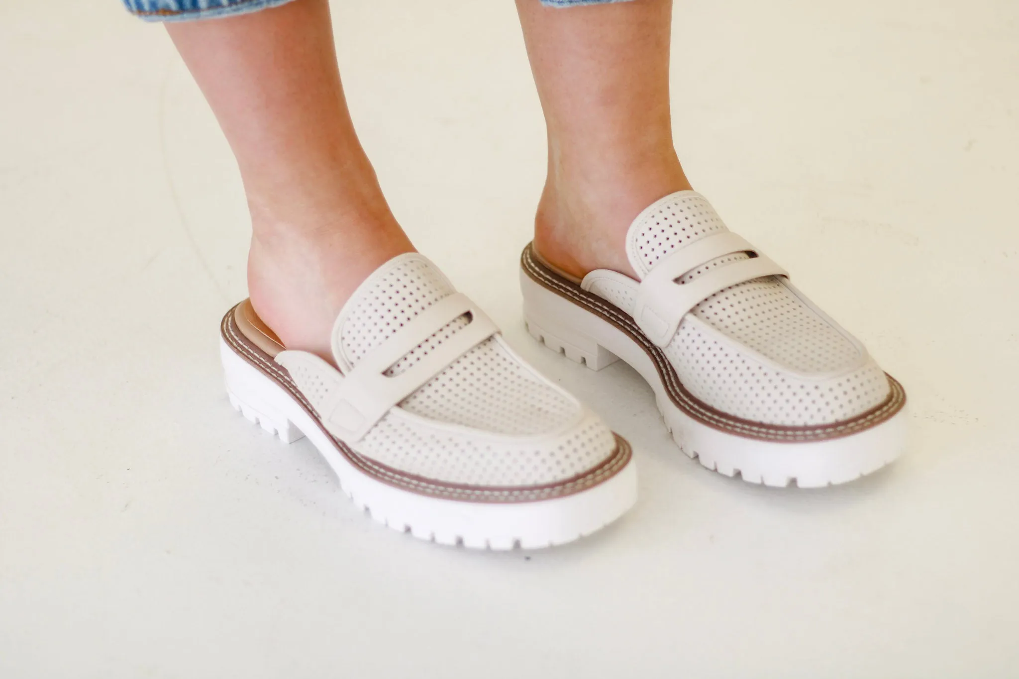 Yellow Box Shoes- The Sherlyn in Ivory