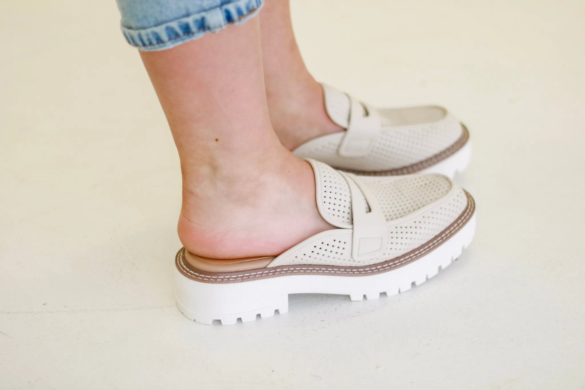 Yellow Box Shoes- The Sherlyn in Ivory