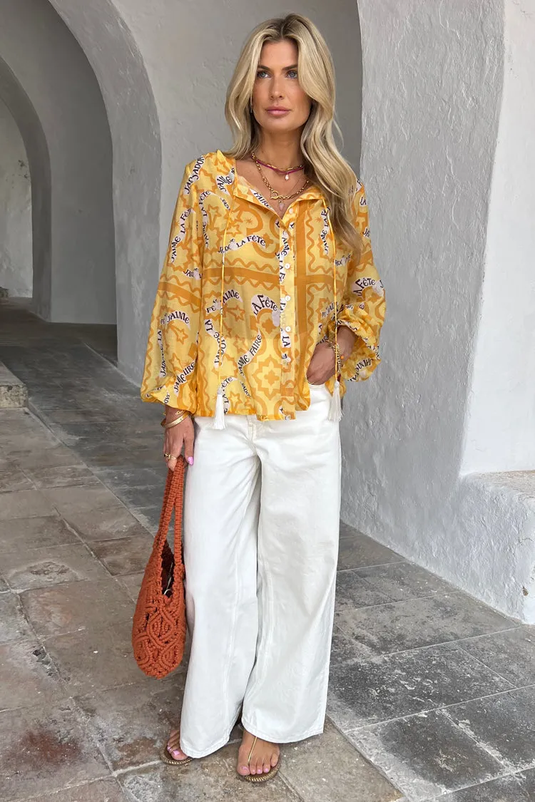 Yellow J'adore Shirt