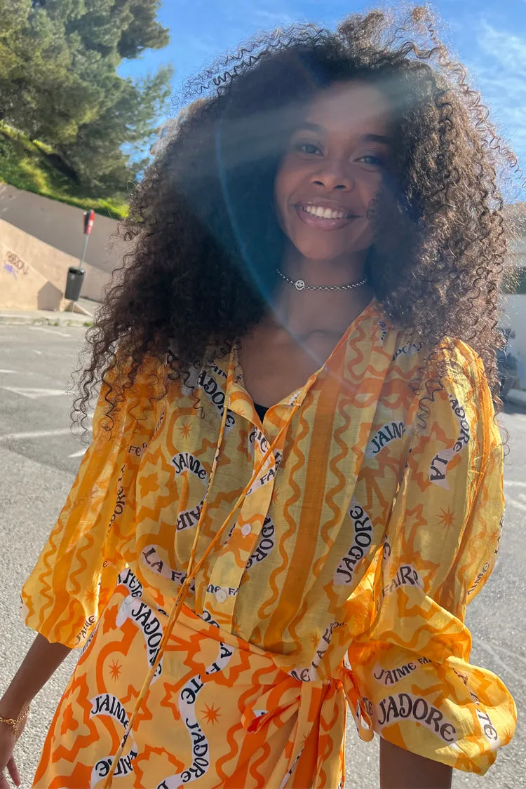 Yellow J'adore Shirt
