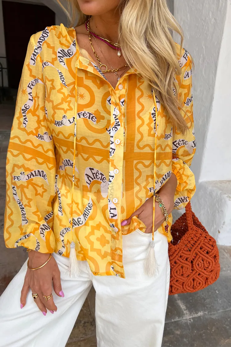 Yellow J'adore Shirt