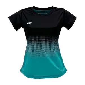 Yonex YTL5 Womens Badminton T-Shirt - Turquoise / Black