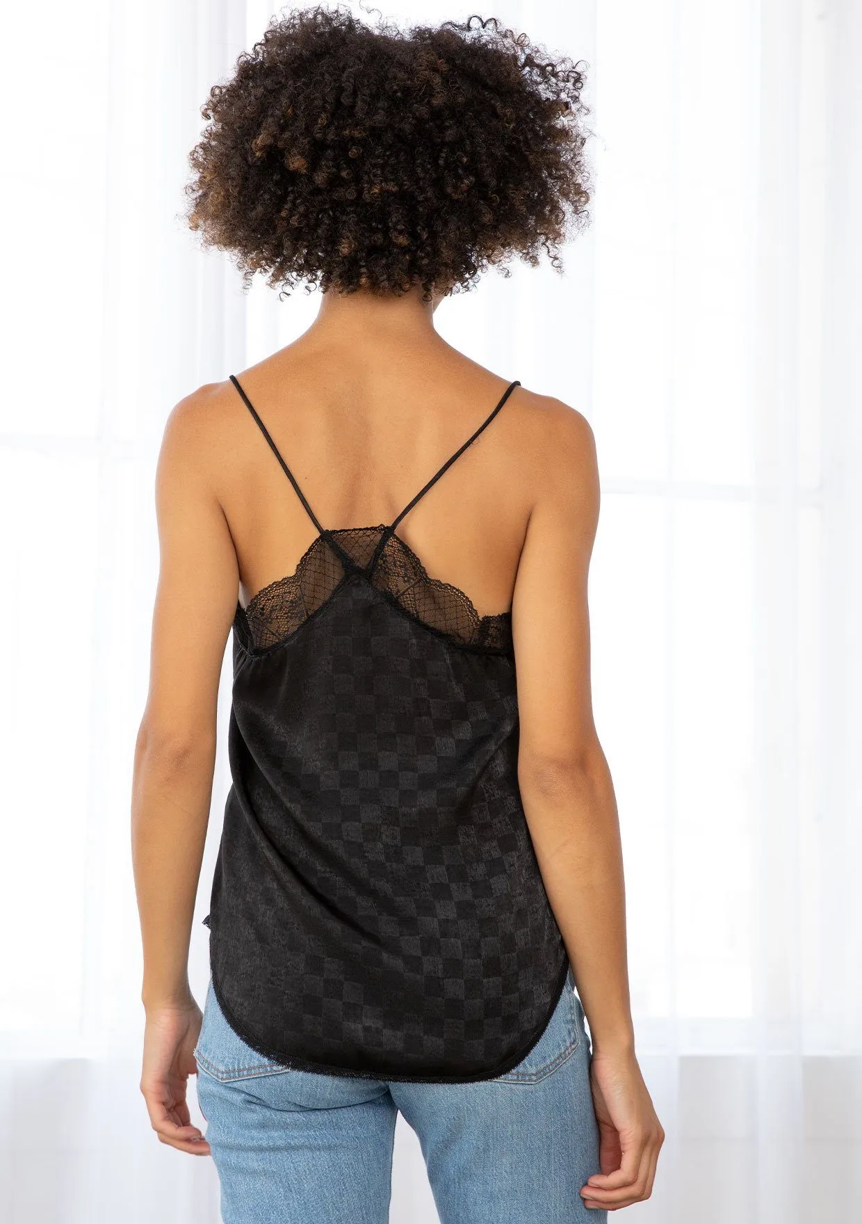 Zizou Checkered Cami