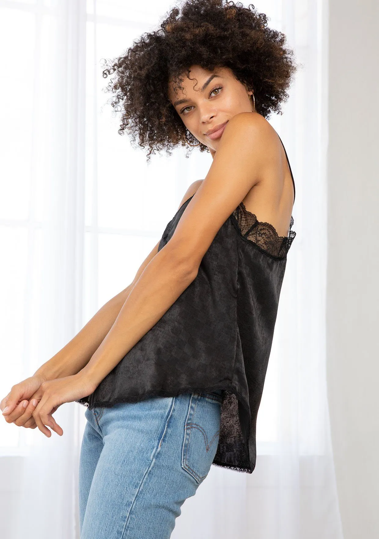 Zizou Checkered Cami